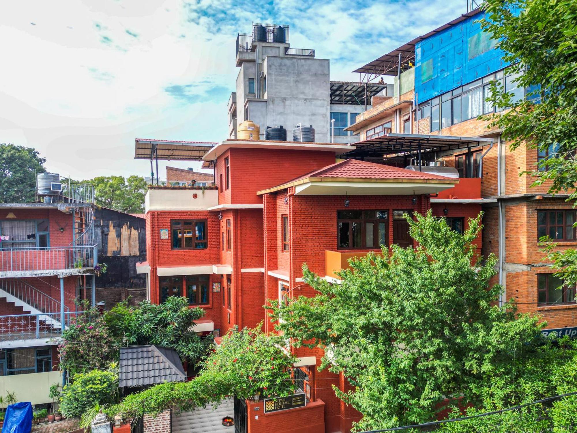 Nepali Heritage Hotel Kathmandu Exterior foto
